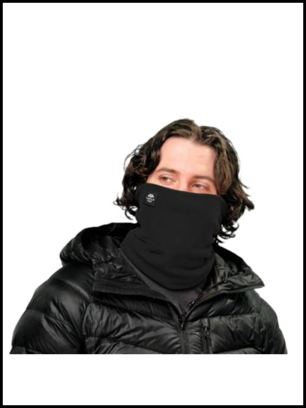 Double-Layer Fleece Neck Gaiter Winter Warmth Breathable